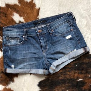 Joe’s Jeans distressed denim shorts NEW